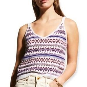 Rag & Bone Willow Fair Isle Wool Sweater Tank NWT, Size S